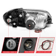 Load image into Gallery viewer, ANZO 00-04 Toyota Tundra (Fits Reg/Acc Cab Only) Crystal Headlights w/Light Bar Black w/Corner Light - Additional View 7