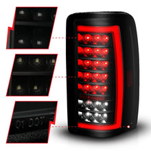 Load image into Gallery viewer, ANZO 00-06 Chevrolet Tahoe / GMC Yukon Full LED Taillights w/ Lightbar Black Housing/Smoke Lens - Additional View 5