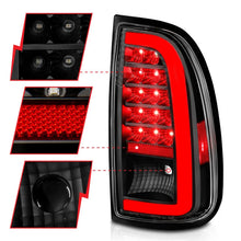 Load image into Gallery viewer, ANZO 00-06 Toyota Tundra LED Taillights w/ Light Bar Black Housing Clear Lens - Side View
