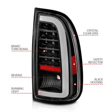 Load image into Gallery viewer, ANZO 00-06 Toyota Tundra LED Taillights w/ Light Bar Black Housing Clear Lens - Additional View 6
