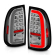 Load image into Gallery viewer, ANZO 00-06 Toyota Tundra LED Taillights w/ Light Bar Chrome Housing Clear Lens - Back View