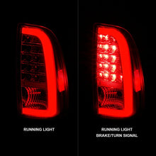 Load image into Gallery viewer, ANZO 00-06 Toyota Tundra LED Taillights w/ Light Bar Chrome Housing Clear Lens - Installation View