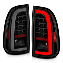 Load image into Gallery viewer, ANZO 00-06 Toyota Tundra (Std. Bed/Reg Cab) LED Taillights w/Light Bar Black Housing Smoke Lens - Back View