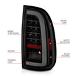 Load image into Gallery viewer, ANZO 00-06 Toyota Tundra (Std. Bed/Reg Cab) LED Taillights w/Light Bar Black Housing Smoke Lens - Additional View 5