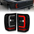 Load image into Gallery viewer, ANZO 01-11 Ford Ranger LED Taillights - Black Housing w/ Smoke Lens &amp; Light Bar - Main Product View