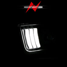 Load image into Gallery viewer, ANZO 05-09 Ford Mustang (w/Factory Halogen HL Only) Projector Headlights w/Light Bar Black Housing - Installation View