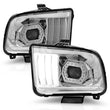 Load image into Gallery viewer, ANZO 05-09 Ford Mustang (w/Factory Halogen HL Only) Projector Headlights w/Light Bar Chrome Housing - Additional View 6