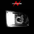 Load image into Gallery viewer, ANZO 05-09 Ford Mustang (w/Factory Halogen HL Only) Projector Headlights w/Light Bar Chrome Housing - Additional View 7