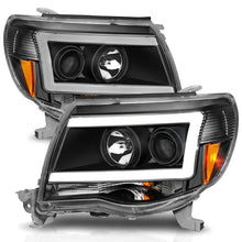Load image into Gallery viewer, ANZO 05-09 Toyota Tacoma Projector Light Bar Style Headlights w/ C Light Bar - Additional View 5