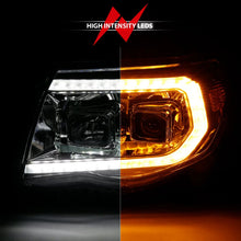 Load image into Gallery viewer, ANZO 05-11 Toyota Tacoma Projector Headlights w/Light Bar Switchback Chrome Housing - Additional View 7