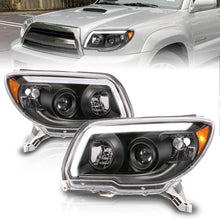 Load image into Gallery viewer, ANZO 06-09 Toyota 4 Runner Projector Headlights Plank Style - Black - Main Product View