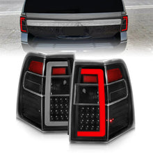 Load image into Gallery viewer, ANZO 07-17 Ford Expedition LED Taillights w/ Light Bar Black Housing Clear Lens - Main Product View