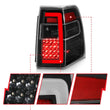 Load image into Gallery viewer, ANZO 07-17 Ford Expedition LED Taillights w/ Light Bar Black Housing Clear Lens - Back View