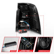 Load image into Gallery viewer, ANZO 07-17 Ford Expedition LED Taillights w/ Light Bar Black Housing Smoke Lens - Side View
