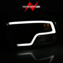 Load image into Gallery viewer, ANZO 09-18 Dodge Ram 1500 Plank Style Projector Headlights Black w/ Halo - Additional View 6