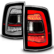 Load image into Gallery viewer, ANZO 09-18 Dodge Ram 1500 Sequential LED Taillights Black - Side View