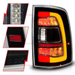Load image into Gallery viewer, ANZO 09-18 Dodge Ram 1500 Sequential LED Taillights Black w/Switchback Amber Signal - Additional View 8