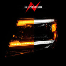 Load image into Gallery viewer, ANZO 09-20 Nissan Frontier Chrome Projector Plank Style DRL w/ Switchback &amp; Sequential LED DRL - Additional View 7