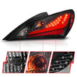 Load image into Gallery viewer, ANZO 10-13 Hyundai Genesis 2DR LED Taillights Smoke - Back View