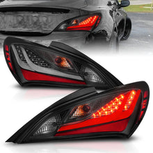 Load image into Gallery viewer, ANZO 10-13 Hyundai Genesis 2DR LED Taillights Smoke - Additional View 5