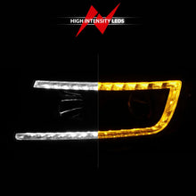 Load image into Gallery viewer, ANZO 11-13 Jeep Grand Cherokee (Factory Halogen Only) Projector Headlights w/Light Bar Swtchbk Black - Additional View 6