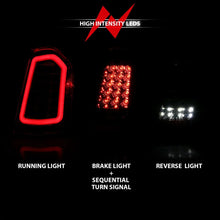 Load image into Gallery viewer, ANZO 11-14 Chrysler 300 LED Taillights Black w/ Sequential - Main Product View