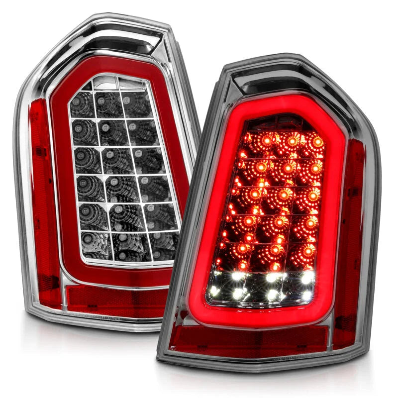 ANZO 11-14 Chrysler 300 LED Taillights Chrome w/ Sequential - Additional View 6