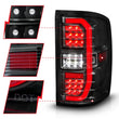 Load image into Gallery viewer, ANZO 14-18 GMC Sierra 1500 Full LED Taillights Black Housing Clear Lens (w/C Light Bars) - Installation View
