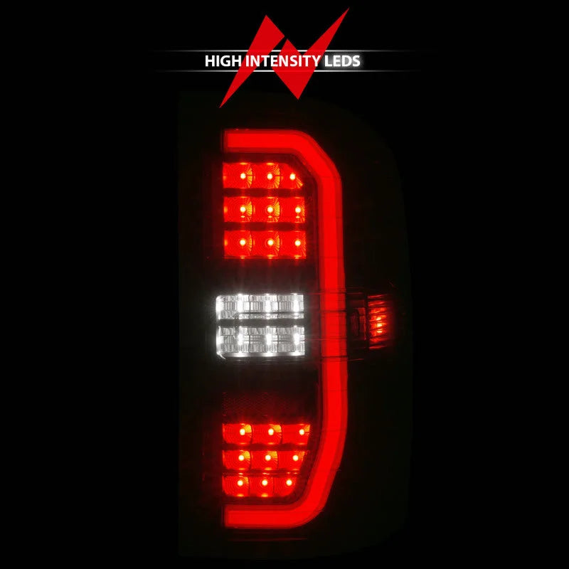 ANZO 14-18 GMC Sierra 1500 Full LED Taillights Black Housing Smoke Lens (w/C Light Bars) - Additional View 5