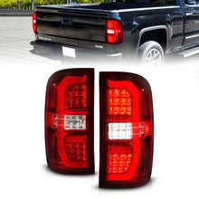 Load image into Gallery viewer, ANZO 14-18 GMC Sierra 1500 LED Taillights Red/Clear - Main Product View