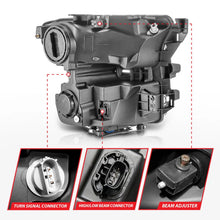 Load image into Gallery viewer, ANZO 15-17 Ford F-150 LED Projector Headlights - w/ Light Bar Switchback Black Housing - Additional View 5