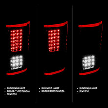 Load image into Gallery viewer, ANZO 15-17 Ford F-150 LED Taillights Black w/ Sequential - Main Product View