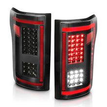 Load image into Gallery viewer, ANZO 15-17 Ford F-150 LED Taillights Black w/ Sequential - Additional View 7