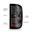 Load image into Gallery viewer, ANZO 15-19 Chevy Silverado 2500HD/3500HD (Factory Halogen Only) LED Tail Lights Smoke w/Clear Lens - Back View
