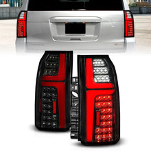 Load image into Gallery viewer, ANZO 15-20 Chevrolet Tahoe Sequential LED Tube Taillights Black - Main Product View
