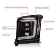 Load image into Gallery viewer, ANZO 15-20 GMC Yukon (Incl XL - Factory Halogen Models) Full LED Proj Headlights Black - Driver Side - Installation View