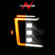 Load image into Gallery viewer, ANZO 15-20 GMC Yukon (Incl XL - Factory Halogen Models) Full LED Proj Headlights Black - Pass. Side - Side View