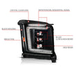 Load image into Gallery viewer, ANZO 15-20 GMC Yukon (Incl XL - Factory Halogen Models) Full LED Proj Headlights Black - Pass. Side - Back View
