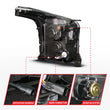Load image into Gallery viewer, ANZO 15-20 GMC Yukon (Incl XL - Factory Halogen Models) Full LED Proj Headlights Black - Pass. Side - Additional View 6