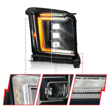 Load image into Gallery viewer, ANZO 15-20 GMC Yukon (Incl XL - Factory Halogen Models) Full LED Proj Headlights Black - Pass. Side - Additional View 10
