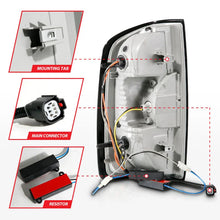 Load image into Gallery viewer, ANZO 15-21 Chevrolet Colorado Full LED Tail Lights w/ Red Lightbar Black Housing Clear Lens - Additional View 6