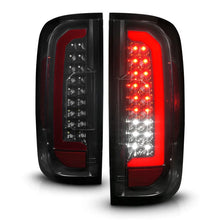 Load image into Gallery viewer, ANZO 15-21 Chevrolet Colorado Full LED Tail Lights w/ Red Lightbar Black Housing Smoke Lens - Side View