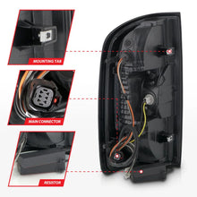 Load image into Gallery viewer, ANZO 15-21 GMC Canyon Full LED Tail Lights w/ Red Lightbar Black Housing Smoke Lens - Additional View 8