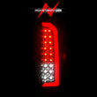Load image into Gallery viewer, ANZO 15-21 GMC Canyon Full LED Taillights w/ Red Lightbar Black Housing/Clear Lens - Back View