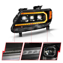 Load image into Gallery viewer, ANZO 15-22 Chevy Colorado Full LED Headlights w/ Initiation (Amber DRL) - Black - Additional View 6