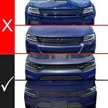 Load image into Gallery viewer, ANZO 15-23 Dodge Charger Black LED Grille w/ Initiation &amp; Running Light/DRL Bar - Back View