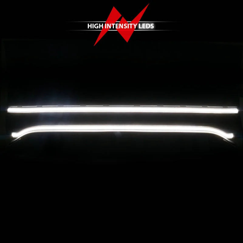 ANZO 15-23 Dodge Charger Black LED Grille w/ Initiation & Running Light/DRL Bar - Additional View 6