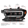 Load image into Gallery viewer, ANZO 16-22 Toyota Tacoma SR/SR5 ONLY Full LED Proj Headlights w/Light Bar Seq. Blk w/Initiation Lgt - Additional View 5