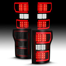 Load image into Gallery viewer, ANZO 18-19 Ford F-150 LED Taillight Black Housing Clear Lens Red Light Bar W/Sequential - Main Product View