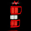 Load image into Gallery viewer, ANZO 18-19 Ford F-150 LED Taillight Black Housing Clear Lens Red Light Bar W/Sequential - Installation View